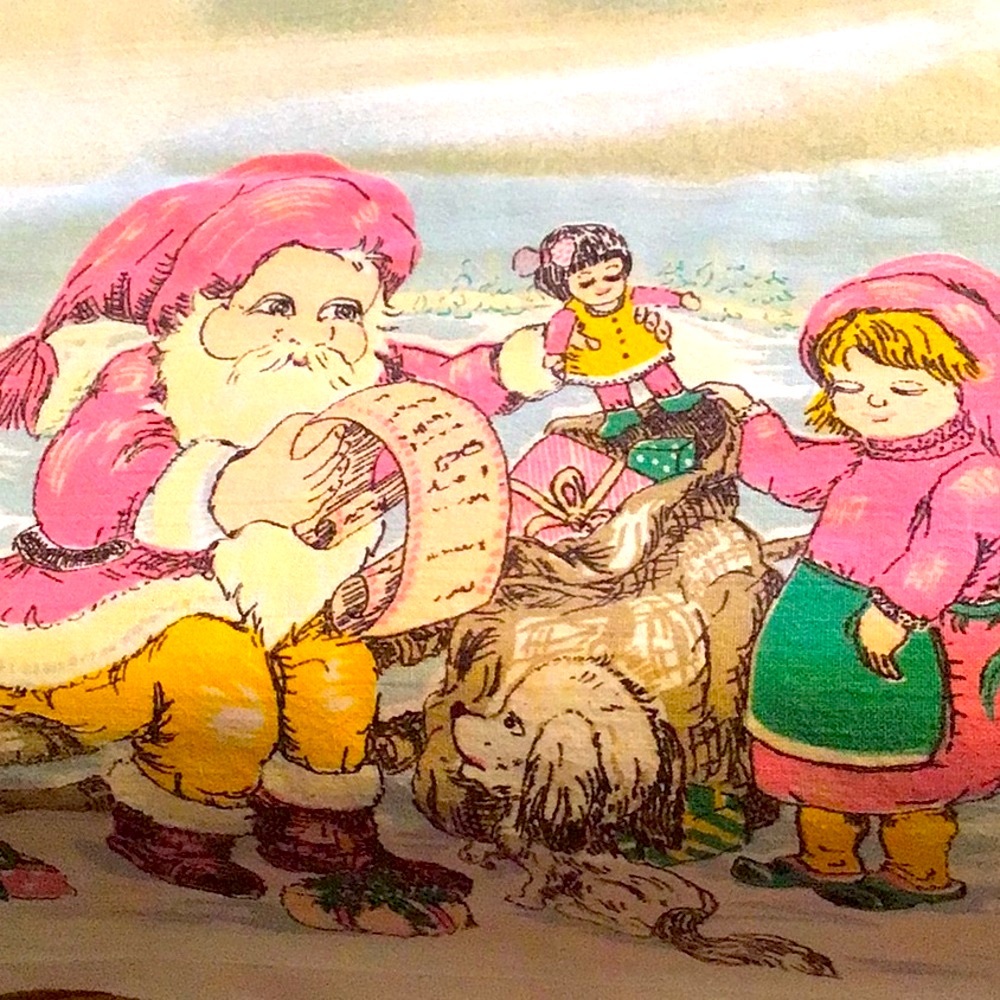 Vintage XMas tablecloth